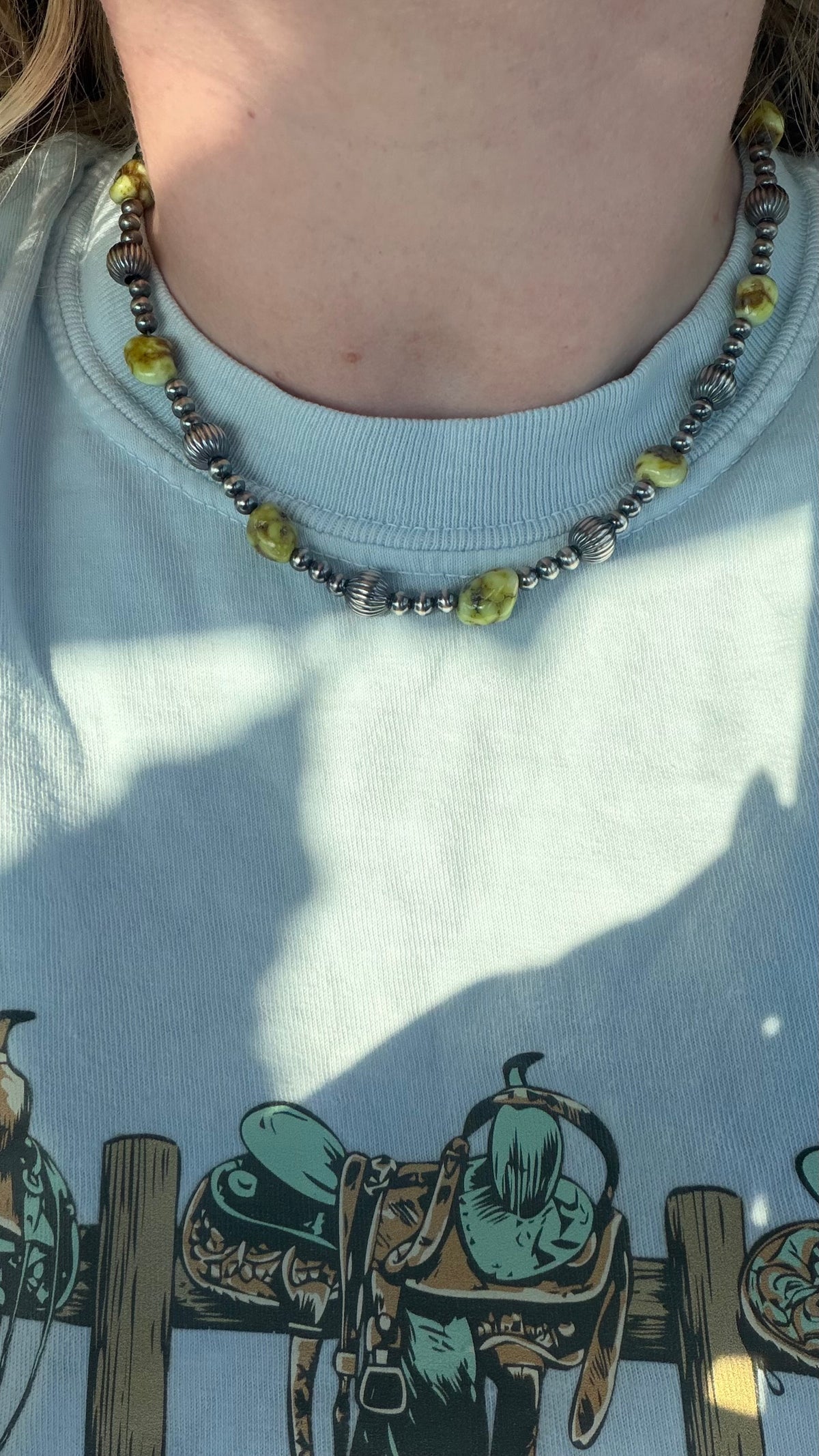 Palomino necklace -16in + 2in ext