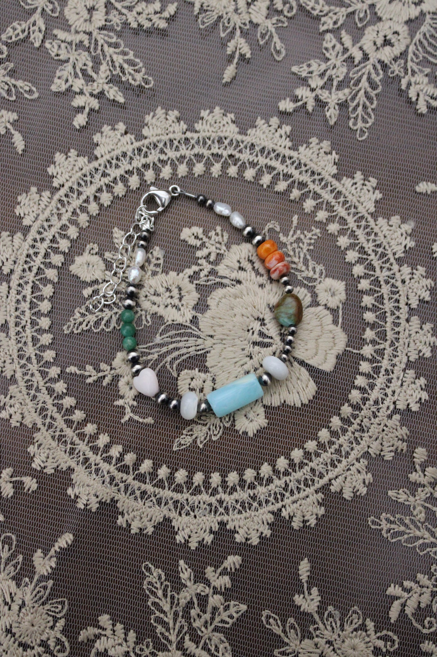 Funky bracelet #1 -7in w/ 2in ext
