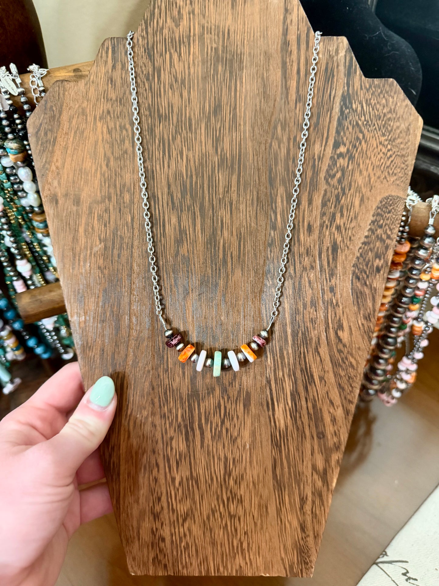 Multi stone bar- 16in