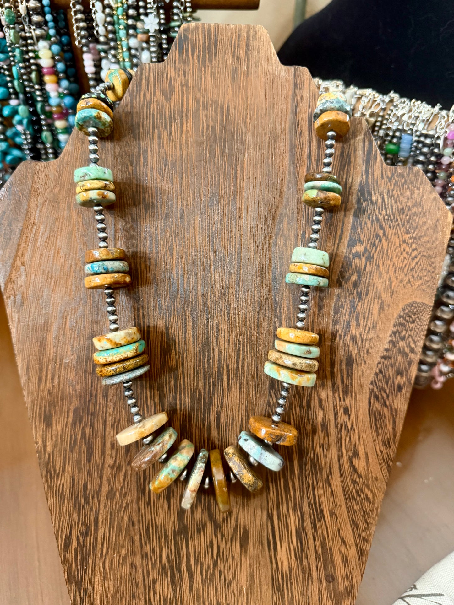 Turquoise statement -19in + 2in ext