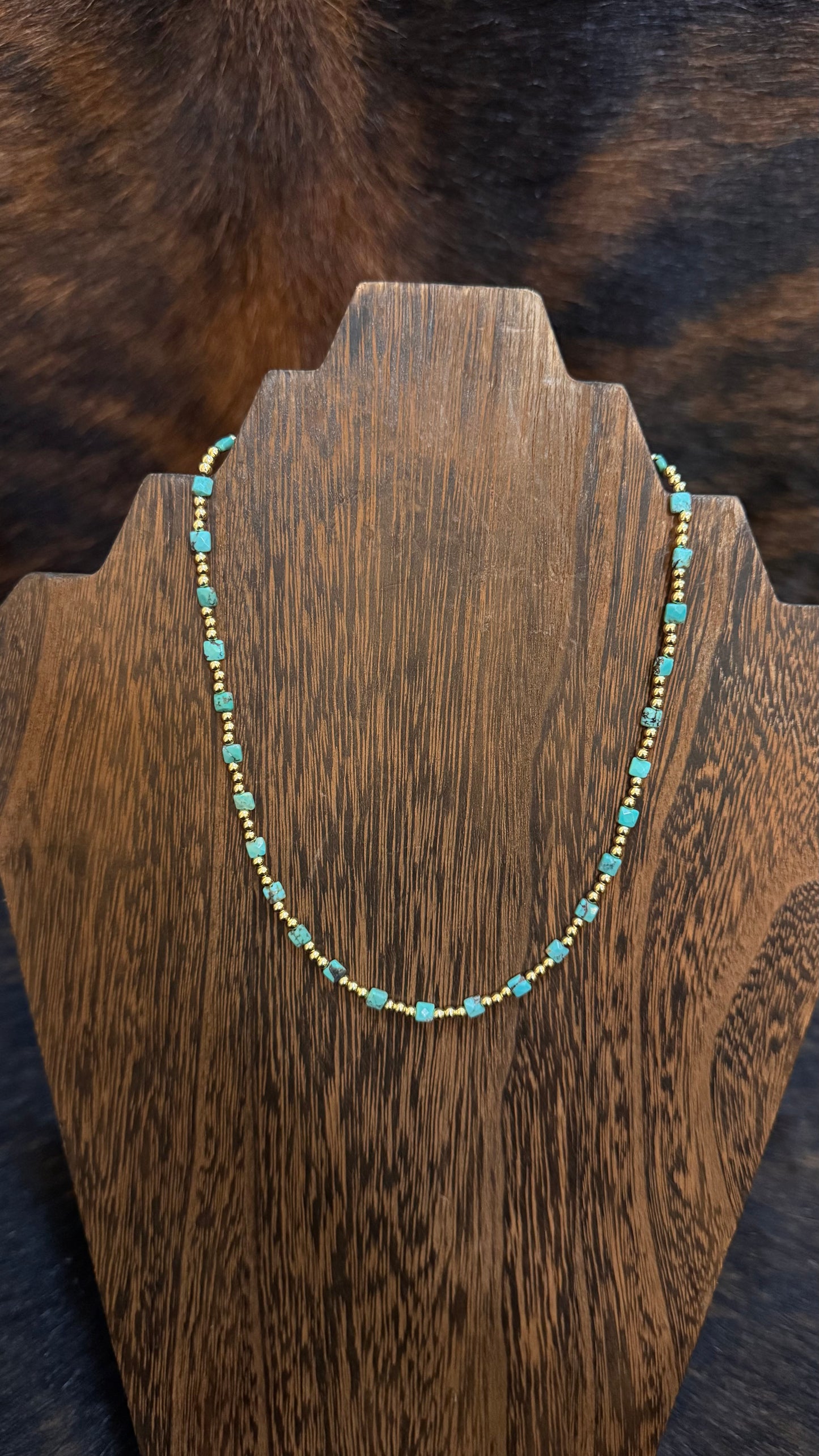 Gold necklace #2 -16in