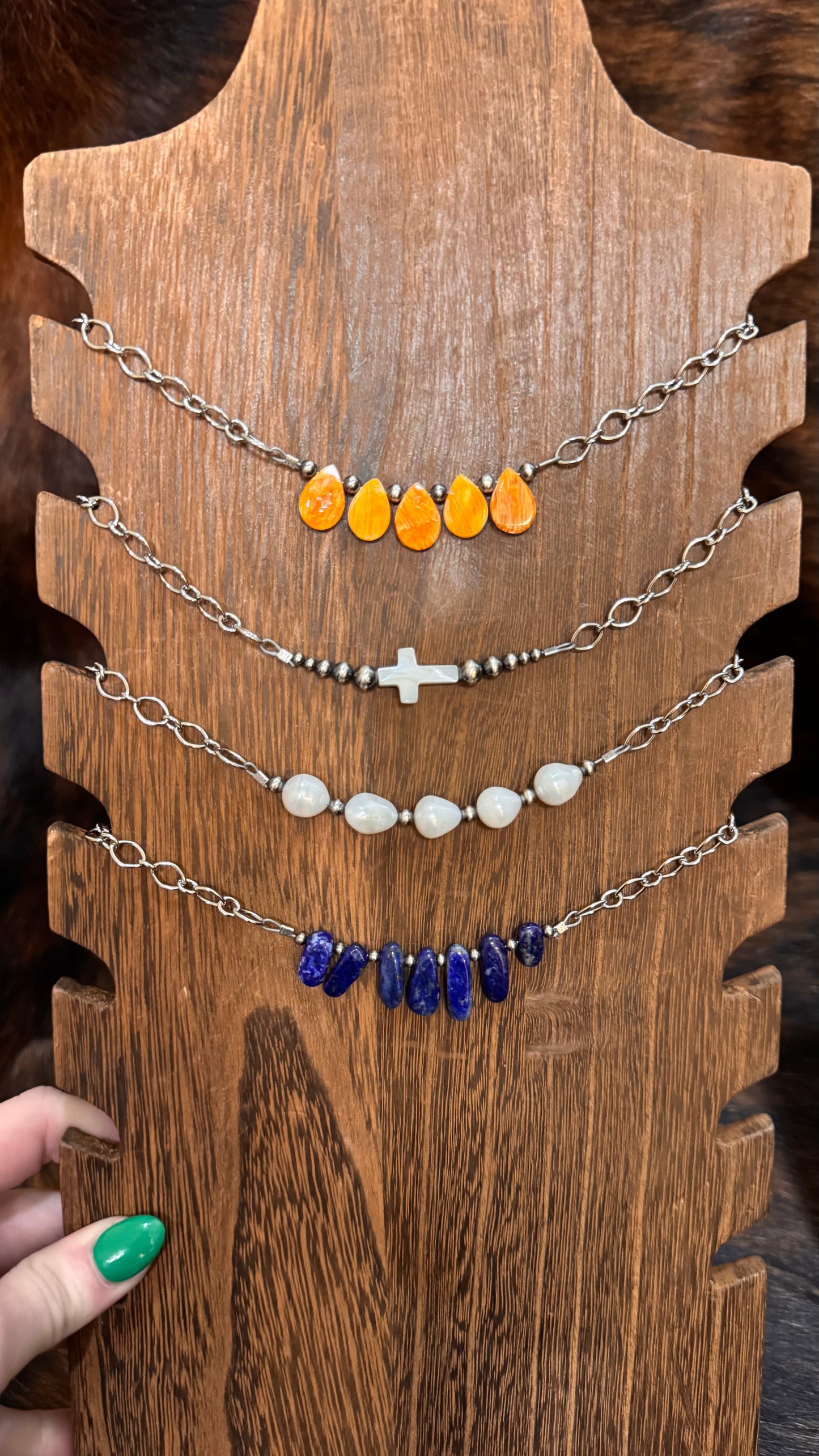 Bar necklaces -16in