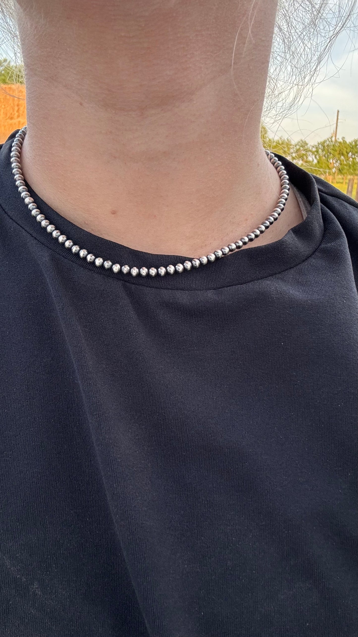 4mm 15in necklace- Made to order