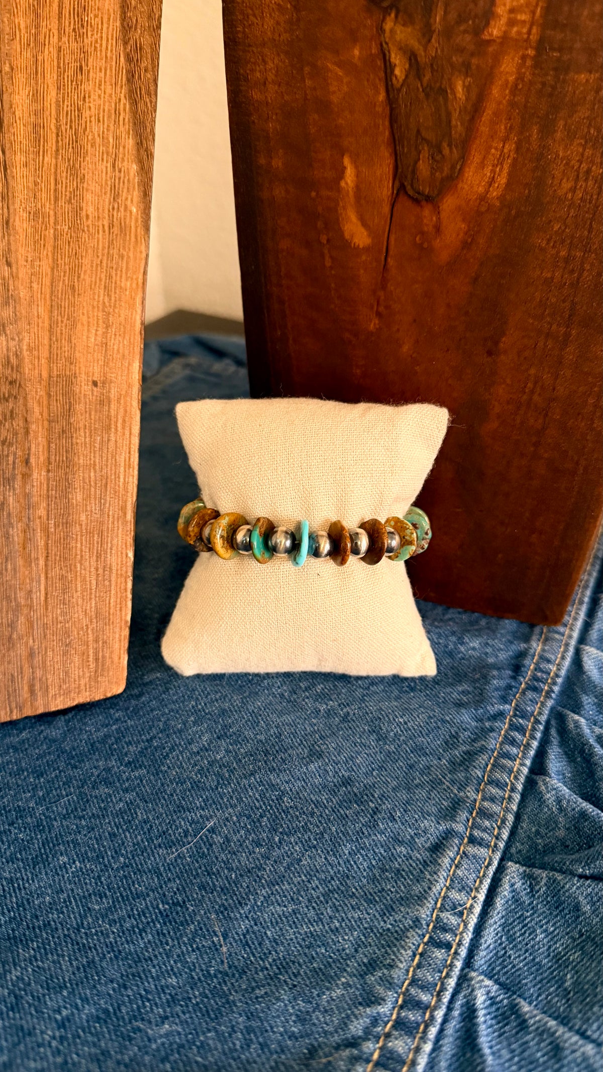 Turquoise bracelet- 7in + 2in ext