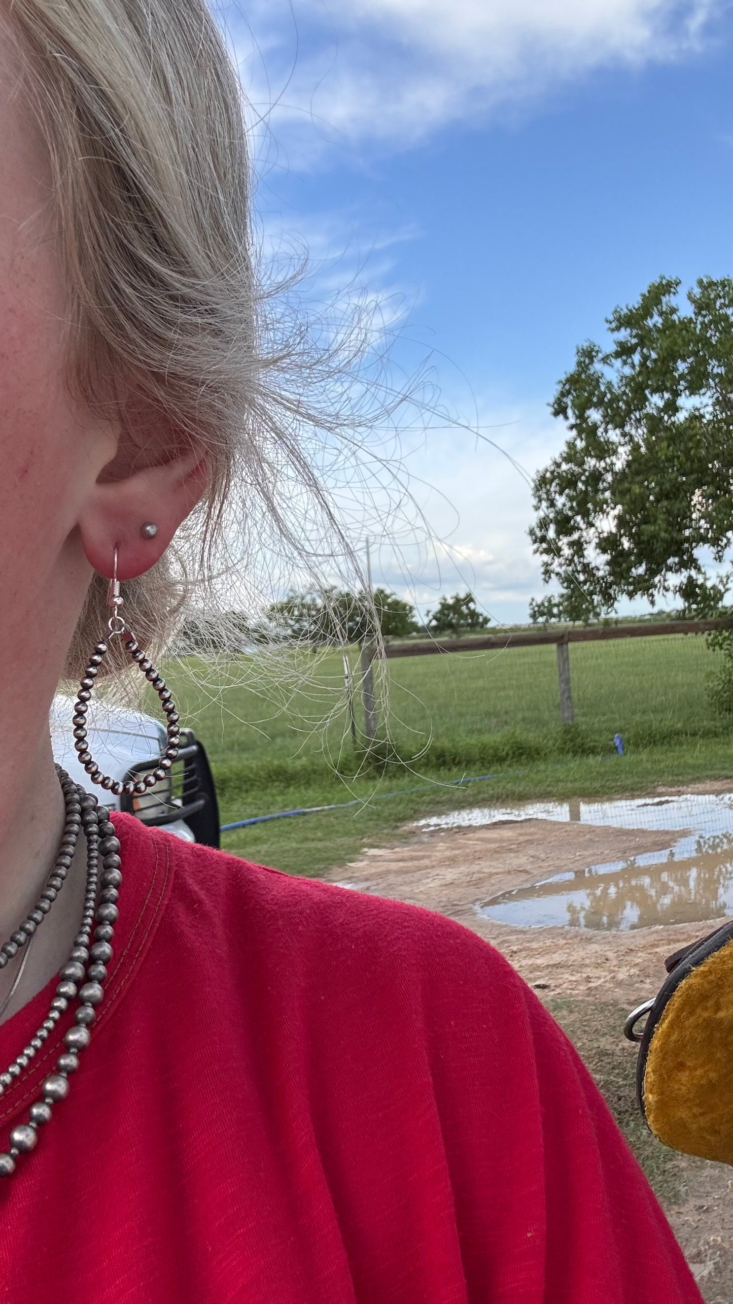 3mm tear drop earrings- Made to order