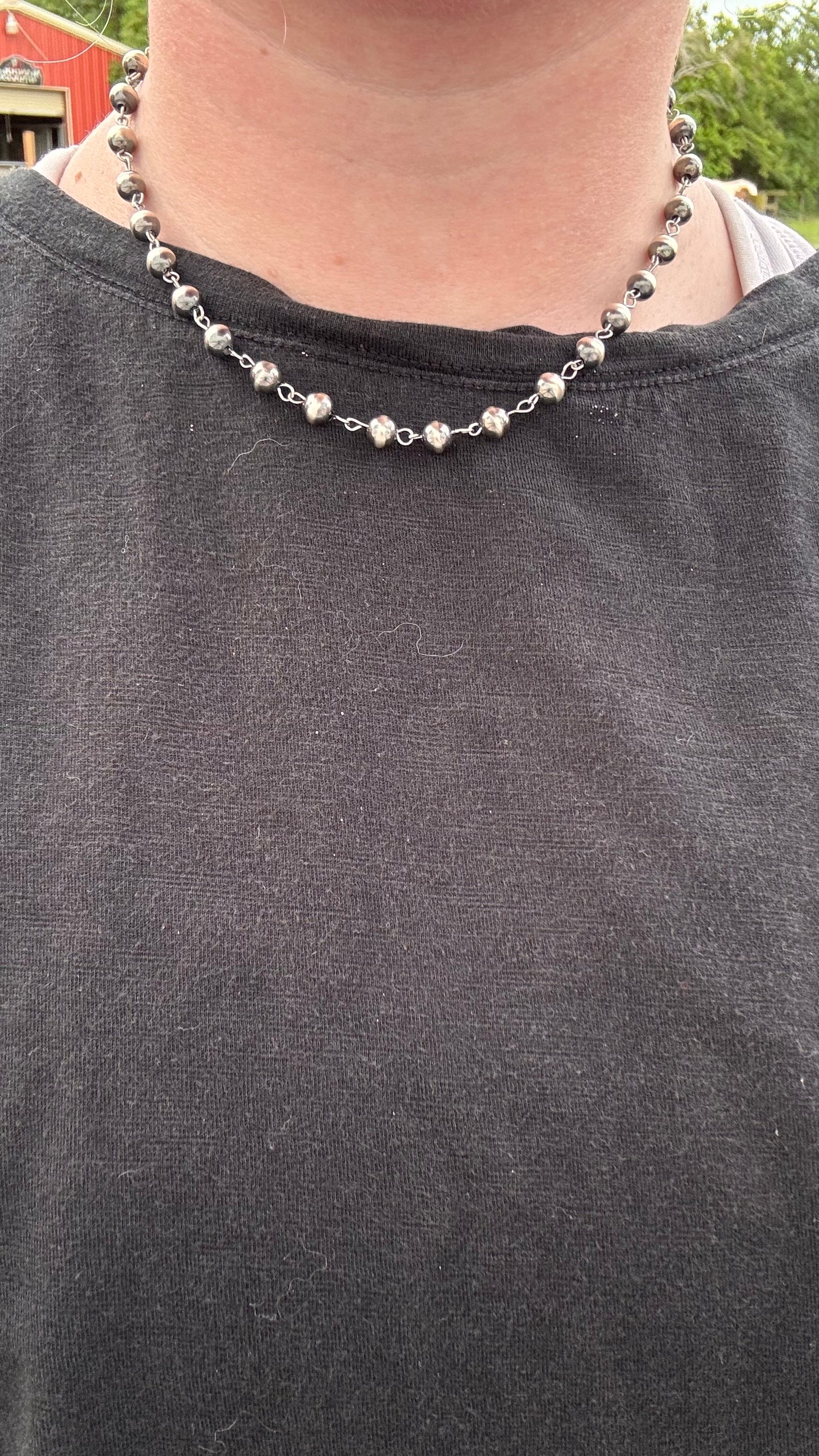 6mm rosary necklace- Made to order