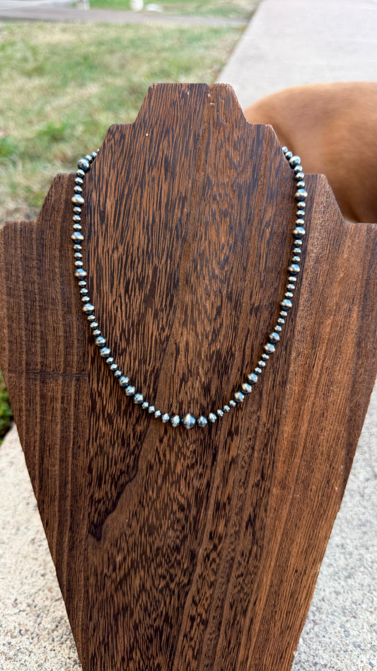 Graduated necklace -16in + 2in ext