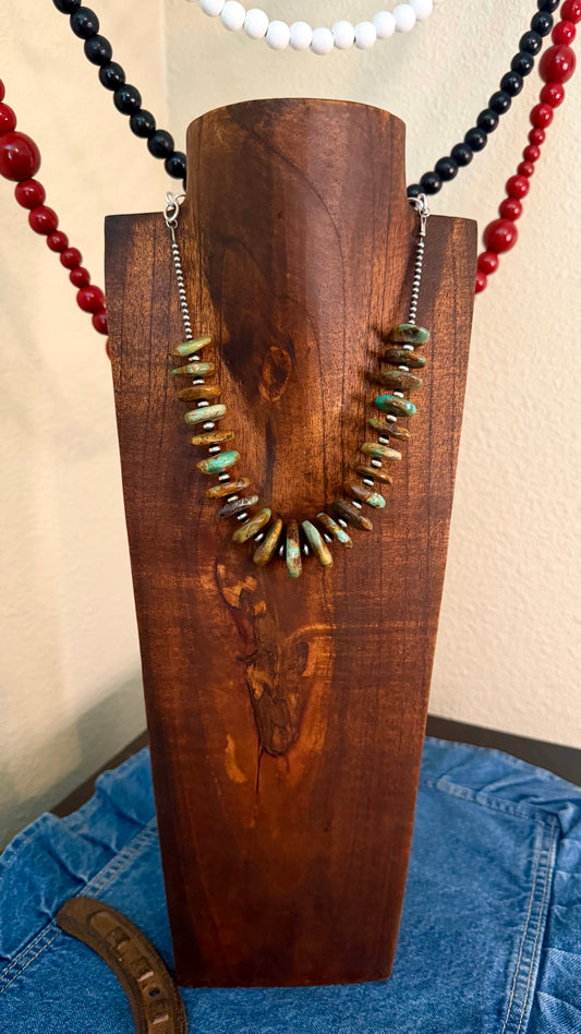 Extra large turquoise bar -18in