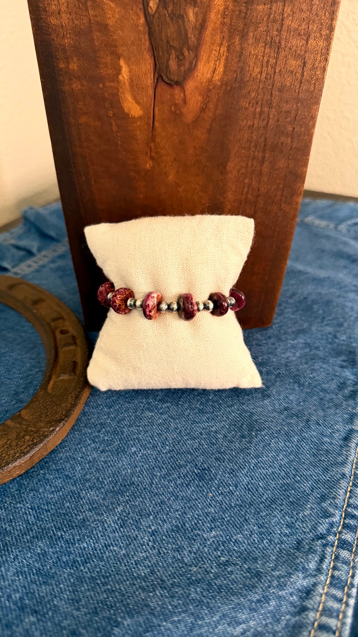 Purple spiny bracelet- 6in + 2in ext