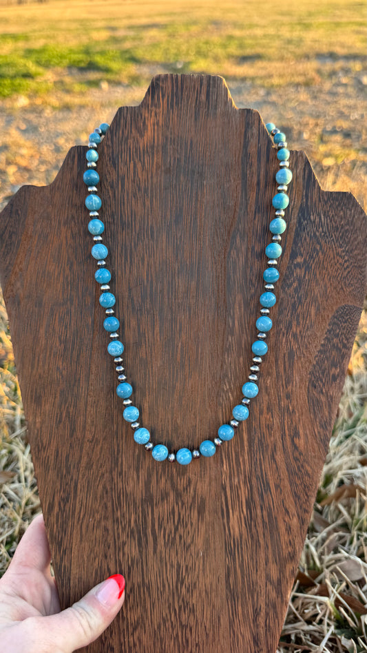 Blue larimar -19in
