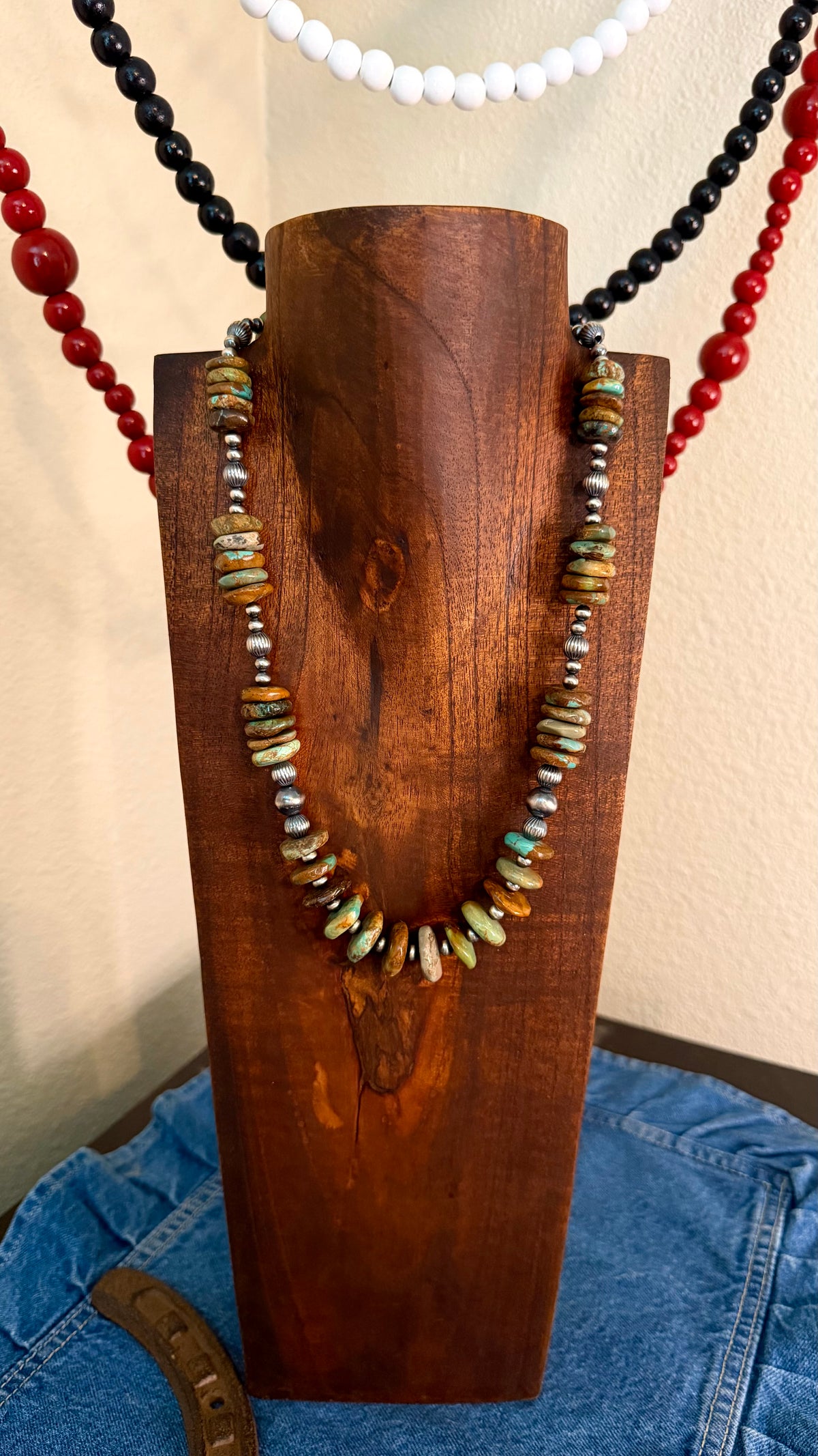 Turquoise statement- 22in + 2in