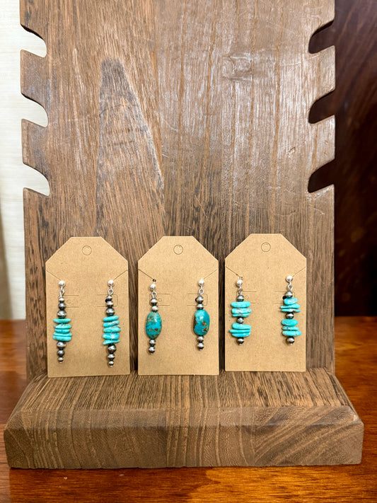 Turquoise earrings