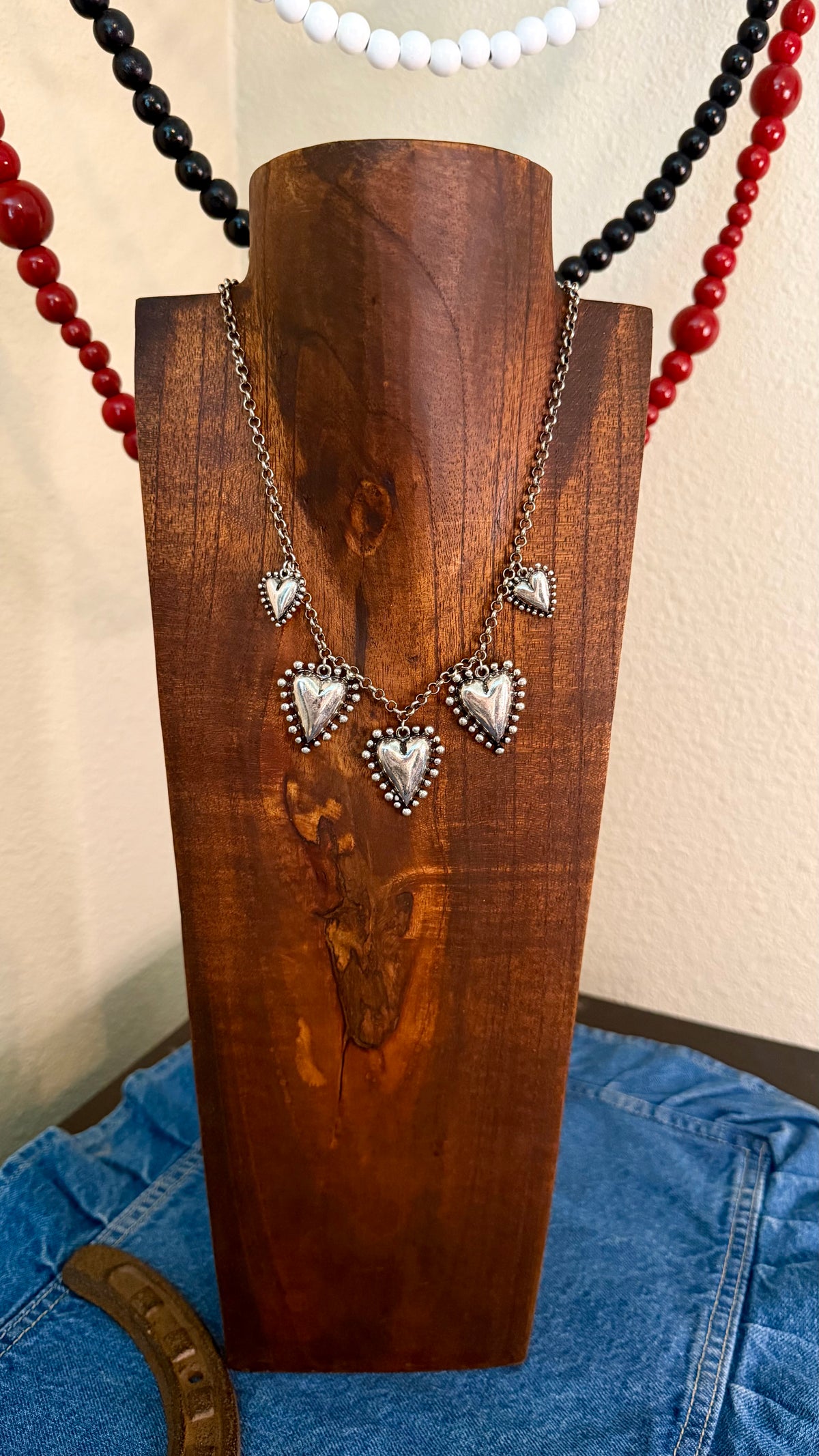 Charm necklace #1 -16in + 2in ext