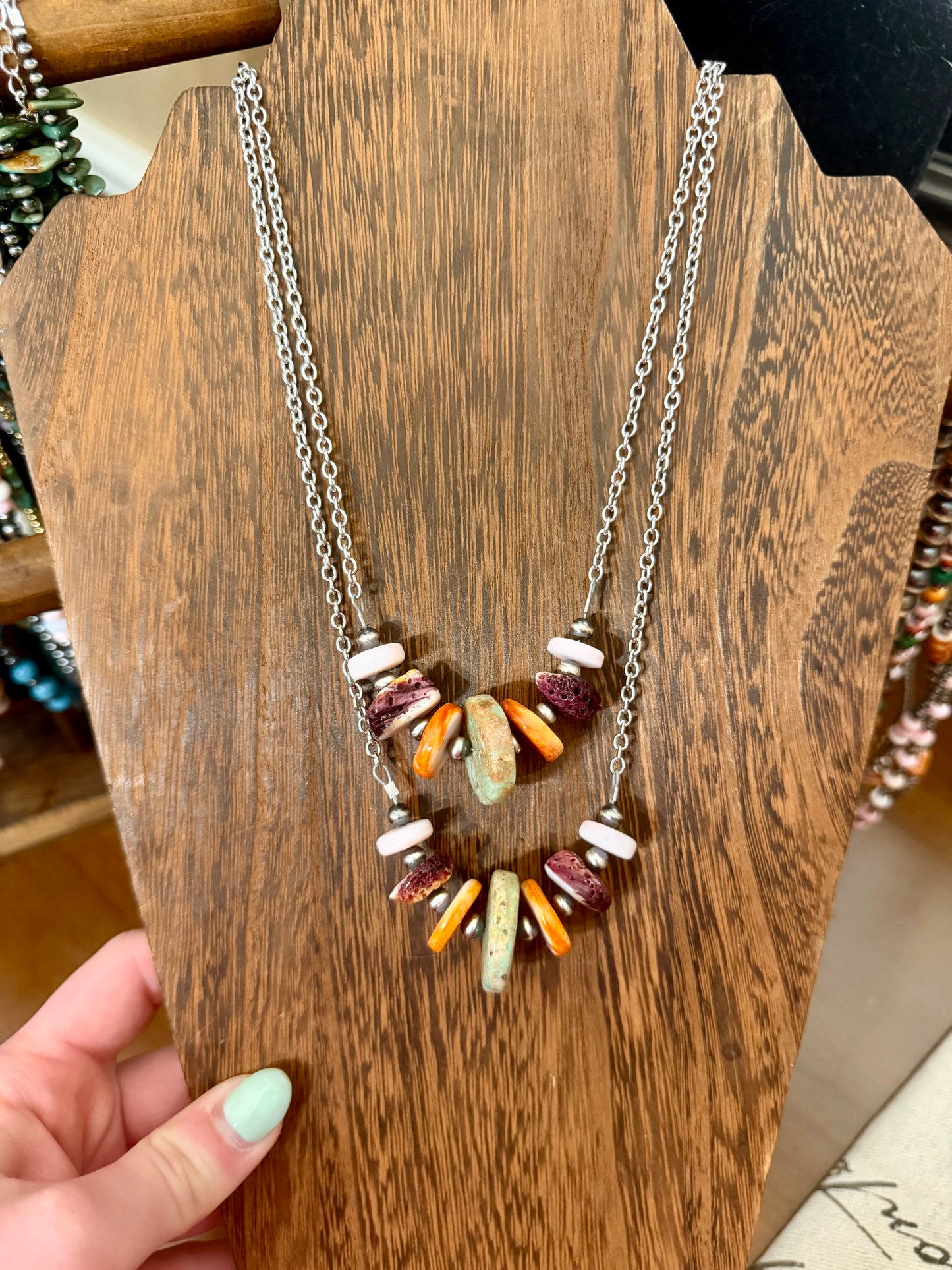 Multi stone bar- 16in