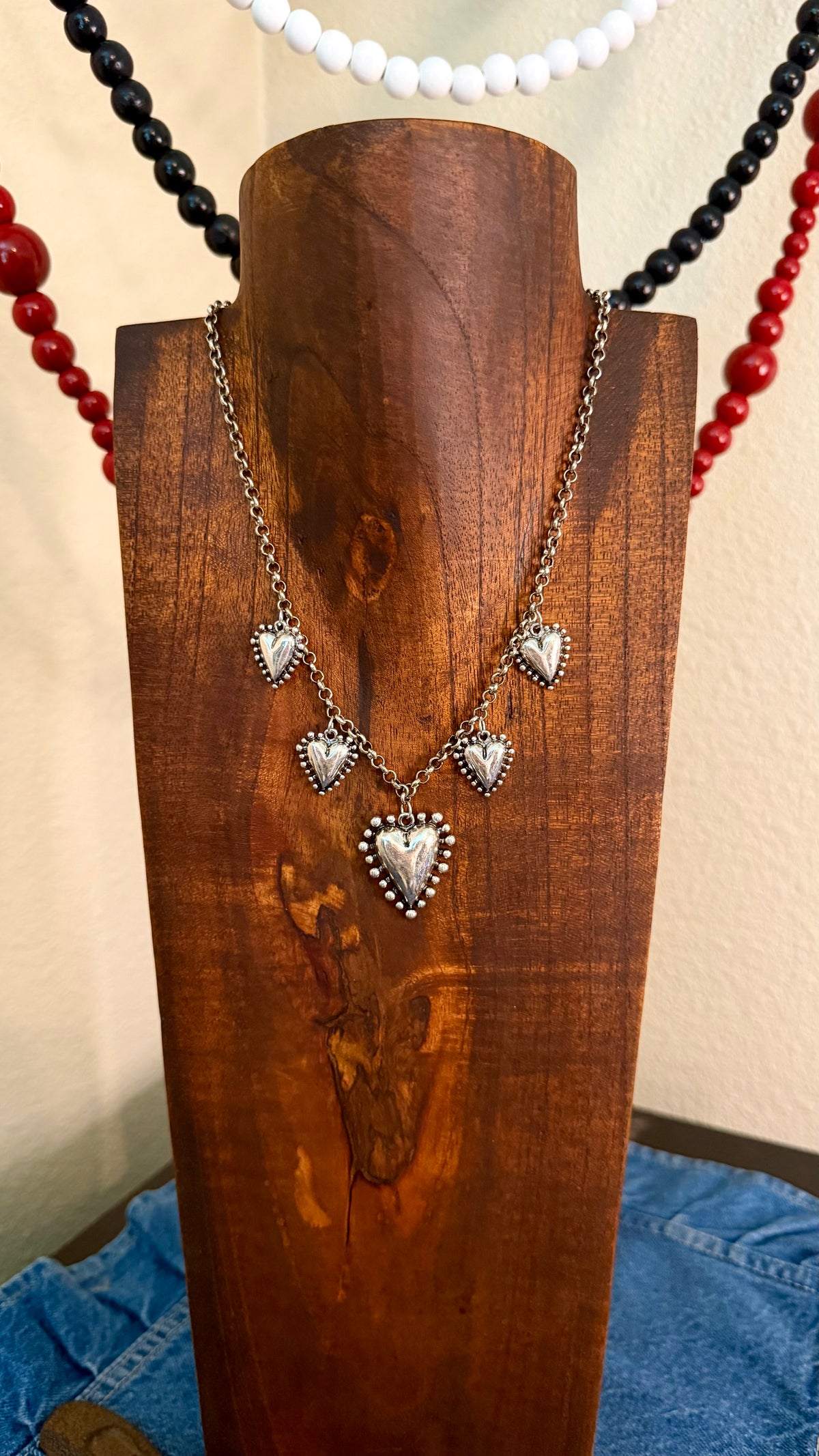 Charm necklace # 2 -16in + 2in ext
