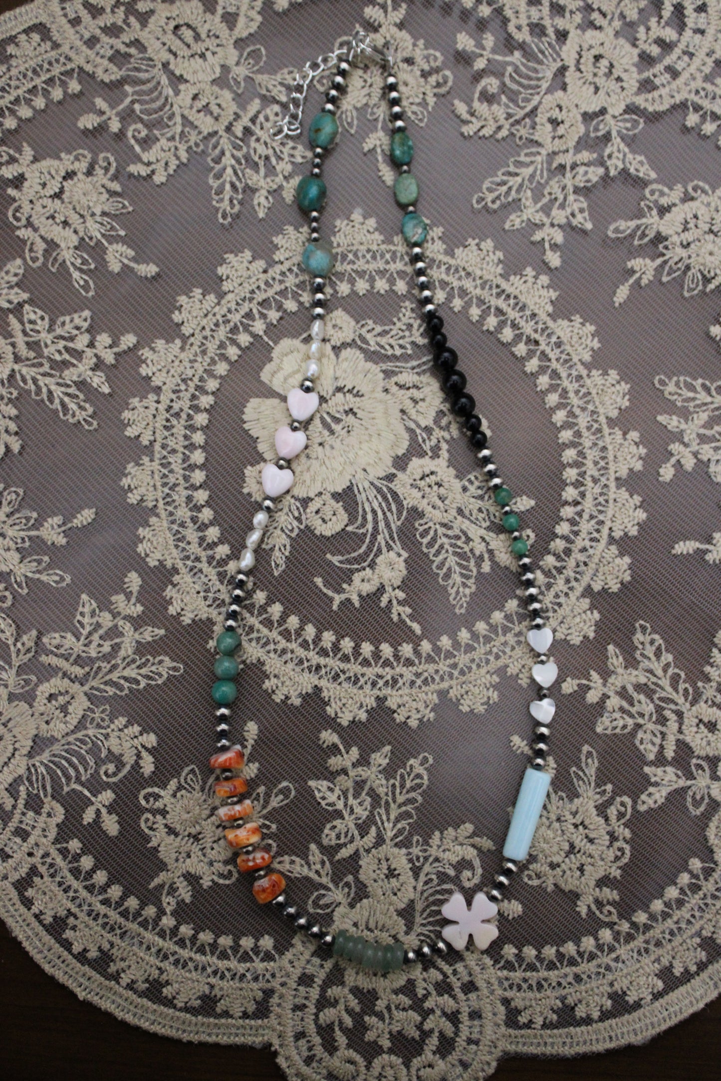 Funky necklace #2 -20in w/ 2in ext