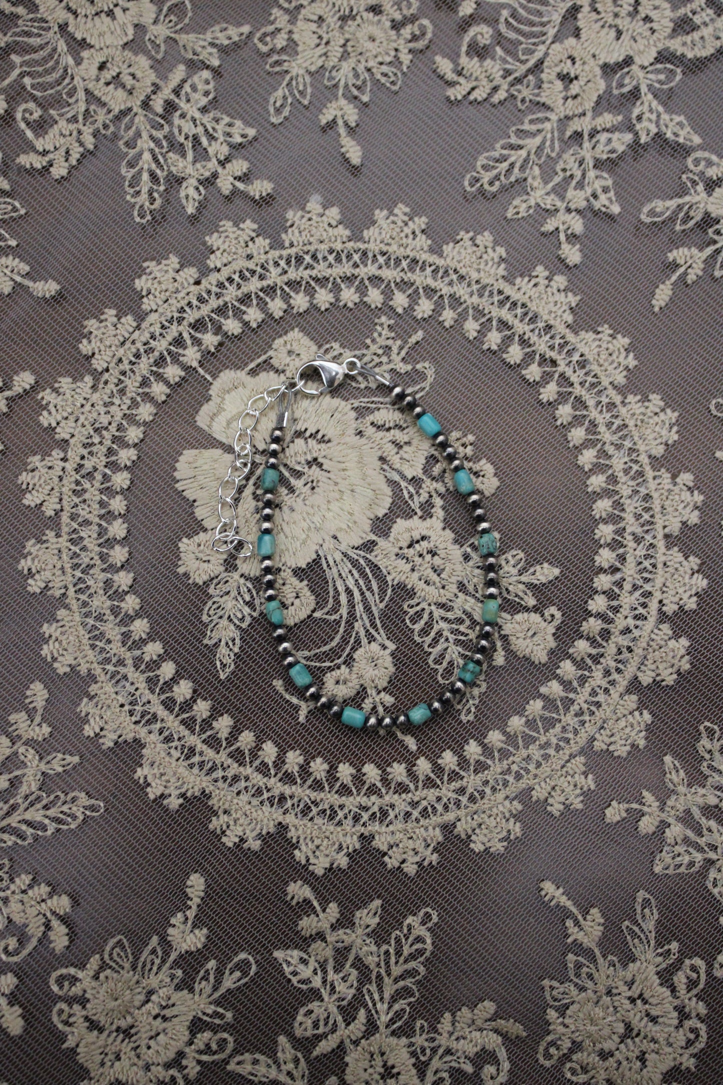 Turquoise bracelet -7in w/ 2in ext