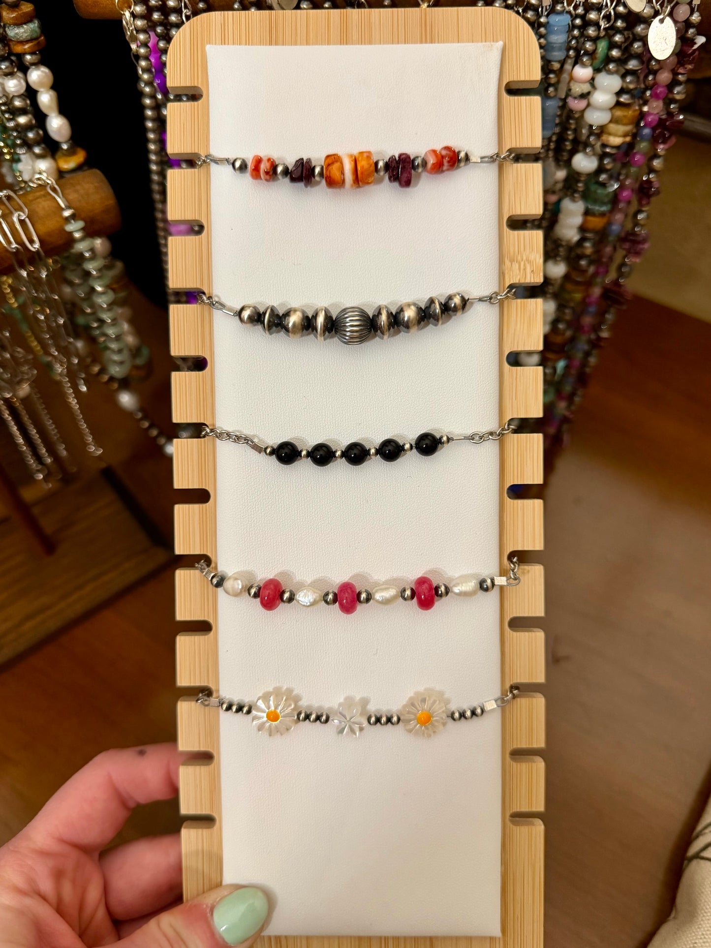 Bar necklaces -16in
