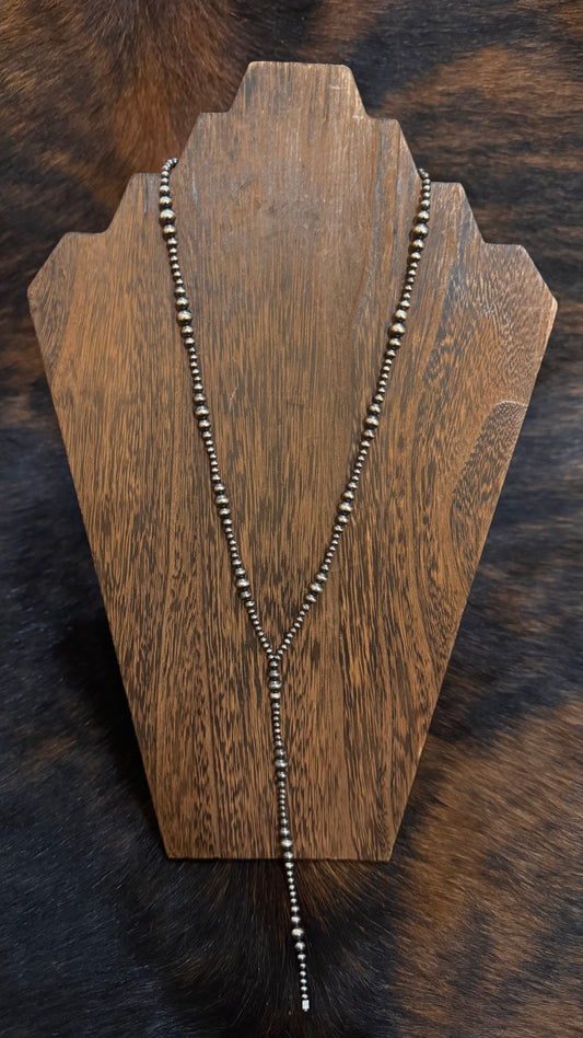 3-6mm graduated lariat -20in w/ 6in drop