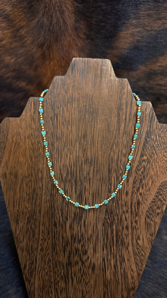 Gold necklace #2 -16in