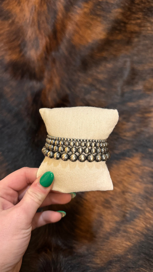 Pearl stretch bracelets -6.5in