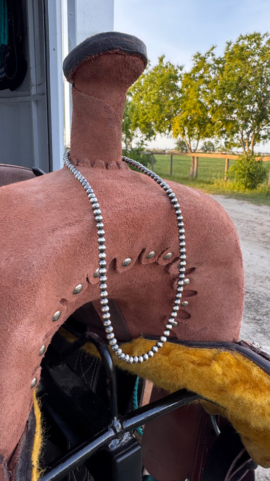 4mm 15in necklace- Made to order
