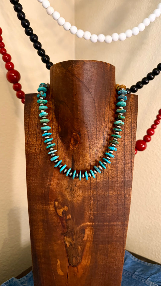 6mm and turquoise -16.5in + 2in ext