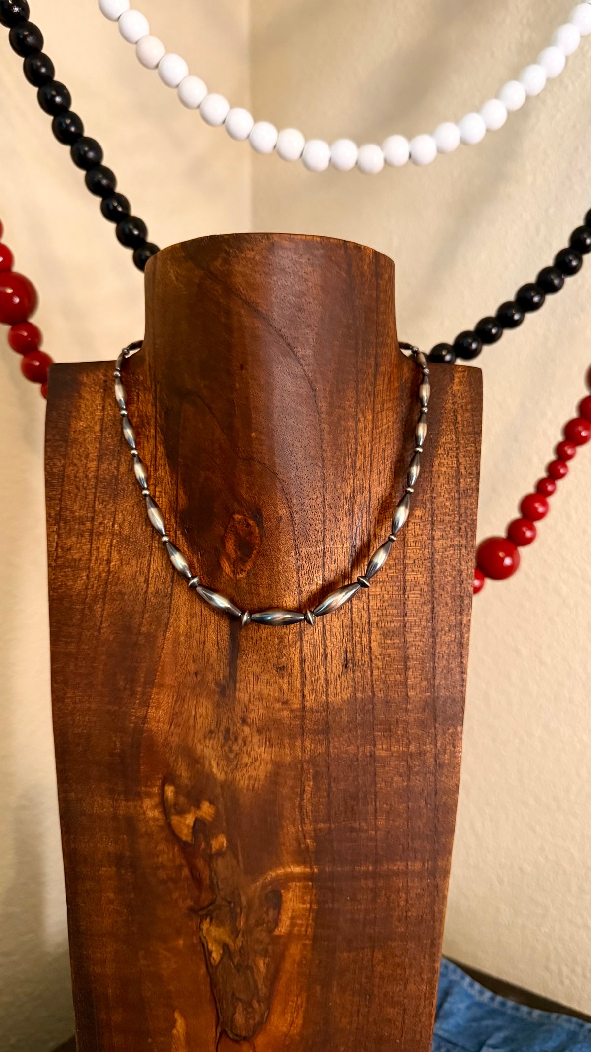Torpedo necklace- 14.5in + 2in ext